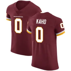 Men's Ale Kaho Washington Commanders No.0 Elite Burgundy Team Color Vapor Untouchable Jersey