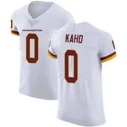 Men's Ale Kaho Washington Commanders No.0 Elite Vapor Untouchable Jersey - White
