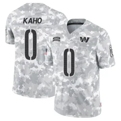 Men's Ale Kaho Washington Commanders No.0 Limited 2024 Salute to Service Jersey - Arctic Camo