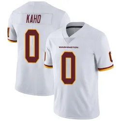 Men's Ale Kaho Washington Commanders No.0 Limited Vapor Untouchable Jersey - White
