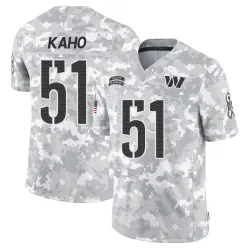 Men's Ale Kaho Washington Commanders No.51 Limited 2024 Salute to Service Jersey - Arctic Camo