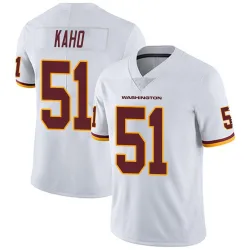 Men's Ale Kaho Washington Commanders No.51 Limited Vapor Untouchable Jersey - White