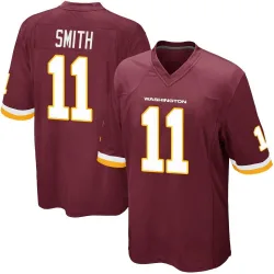 Men's Alex Smith Washington Commanders No.11 Game Burgundy Team Color Jersey