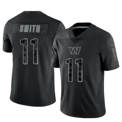 Men's Alex Smith Washington Commanders No.11 Limited Reflective Jersey - Black