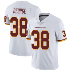 Men's Allan George Washington Commanders No.38 Limited Vapor Untouchable Jersey - White