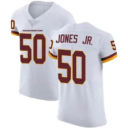 Men's Andre Jones Jr. Washington Commanders No.50 Elite Vapor Untouchable Jersey - White