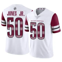 Men's Andre Jones Jr. Washington Commanders No.50 Limited Vapor Jersey - White