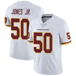 Men's Andre Jones Jr. Washington Commanders No.50 Limited Vapor Untouchable Jersey - White