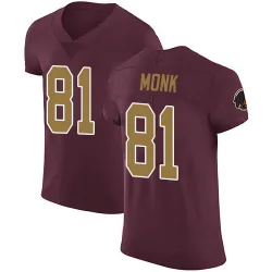 Men's Art Monk Washington Commanders No.81 Elite Burgundy Alternate Vapor Untouchable Jersey