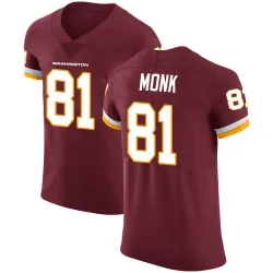 Men's Art Monk Washington Commanders No.81 Elite Burgundy Team Color Vapor Untouchable Jersey