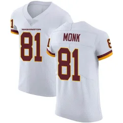 Men's Art Monk Washington Commanders No.81 Elite Vapor Untouchable Jersey - White