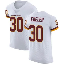 Men's Austin Ekeler Washington Commanders No.30 Elite Vapor Untouchable Jersey - White