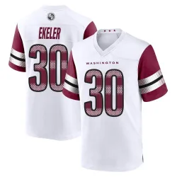 Men's Austin Ekeler Washington Commanders No.30 Game Jersey - White