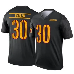 Men's Austin Ekeler Washington Commanders No.30 Legend Alternate Jersey - Black