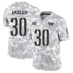 Men's Austin Ekeler Washington Commanders No.30 Limited 2024 Salute to Service Jersey - Arctic Camo