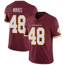 Men's Ben Nikkel Washington Commanders No.48 Limited Burgundy Team Color Vapor Untouchable Jersey