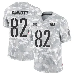Men's Ben Sinnott Washington Commanders No.82 Limited 2024 Salute to Service Jersey - Arctic Camo