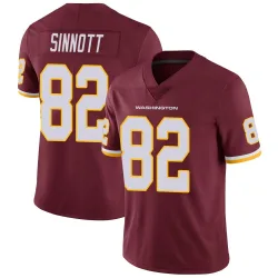 Men's Ben Sinnott Washington Commanders No.82 Limited Burgundy Team Color Vapor Untouchable Jersey