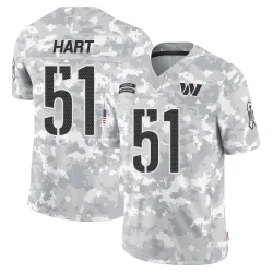 Men's Bobby Hart Washington Commanders No.51 Limited 2024 Salute to Service Jersey - Arctic Camo