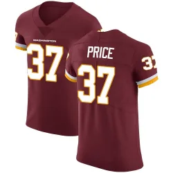 Men's Bobby Price Washington Commanders No.37 Elite Burgundy Team Color Vapor Untouchable Jersey