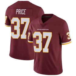 Men's Bobby Price Washington Commanders No.37 Limited Burgundy Team Color Vapor Untouchable Jersey