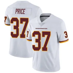 Men's Bobby Price Washington Commanders No.37 Limited Vapor Untouchable Jersey - White