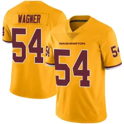 Men's Bobby Wagner Washington Commanders No.54 Limited Color Rush Jersey - Gold