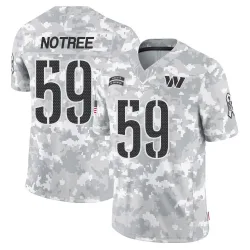 Men's Bryce Notree Washington Commanders No.59 Limited 2024 Salute to Service Jersey - Arctic Camo