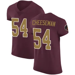 Men's Camaron Cheeseman Washington Commanders No.54 Elite Burgundy Alternate Vapor Untouchable Jersey
