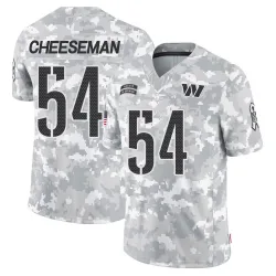 Men's Camaron Cheeseman Washington Commanders No.54 Limited 2024 Salute to Service Jersey - Arctic Camo