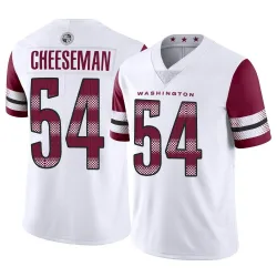Men's Camaron Cheeseman Washington Commanders No.54 Limited Vapor Jersey - White