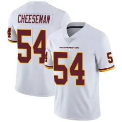Men's Camaron Cheeseman Washington Commanders No.54 Limited Vapor Untouchable Jersey - White