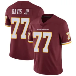 Men's Carl Davis Jr. Washington Commanders No.77 Limited Burgundy Team Color Vapor Untouchable Jersey