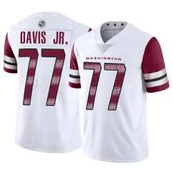 Men's Carl Davis Jr. Washington Commanders No.77 Limited Vapor Jersey - White