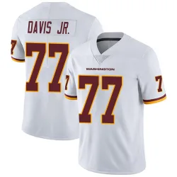 Men's Carl Davis Jr. Washington Commanders No.77 Limited Vapor Untouchable Jersey - White