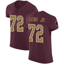 Men's Charles Leno Jr. Washington Commanders No.72 Elite Burgundy Alternate Vapor Untouchable Jersey