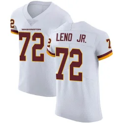 Men's Charles Leno Jr. Washington Commanders No.72 Elite Vapor Untouchable Jersey - White