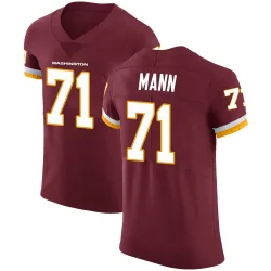 Men's Charles Mann Washington Commanders No.71 Elite Burgundy Team Color Vapor Untouchable Jersey