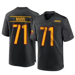 Men's Charles Mann Washington Commanders No.71 Game Alternate Jersey - Black