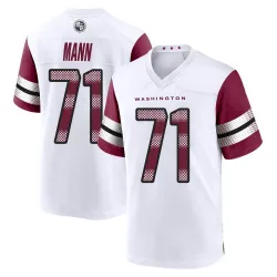 Men's Charles Mann Washington Commanders No.71 Game Jersey - White
