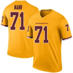Men's Charles Mann Washington Commanders No.71 Legend Color Rush Jersey - Gold