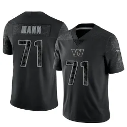 Men's Charles Mann Washington Commanders No.71 Limited Reflective Jersey - Black