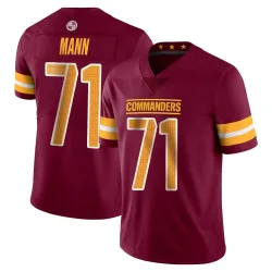 Men's Charles Mann Washington Commanders No.71 Limited Vapor Burgundy Jersey