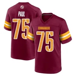 Men's Chris Paul Washington Commanders No.75 Game Burgundy Jersey