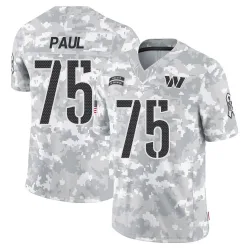 Men's Chris Paul Washington Commanders No.75 Limited 2024 Salute to Service Jersey - Arctic Camo