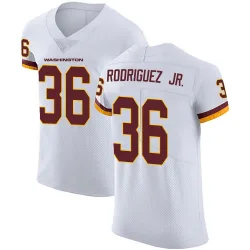 Men's Chris Rodriguez Jr. Washington Commanders No.36 Elite Vapor Untouchable Jersey - White