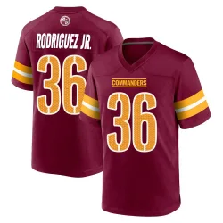 Men's Chris Rodriguez Jr. Washington Commanders No.36 Game Burgundy Jersey