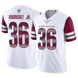 Men's Chris Rodriguez Jr. Washington Commanders No.36 Limited Vapor Jersey - White