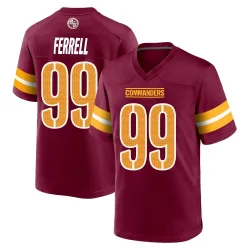Men's Clelin Ferrell Washington Commanders No.99 Game Burgundy Jersey