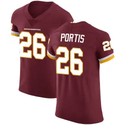 Men's Clinton Portis Washington Commanders No.26 Elite Burgundy Team Color Vapor Untouchable Jersey
